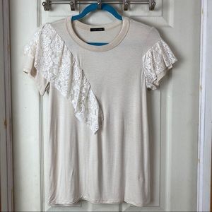 NWOT Sweet Claire lacey tee